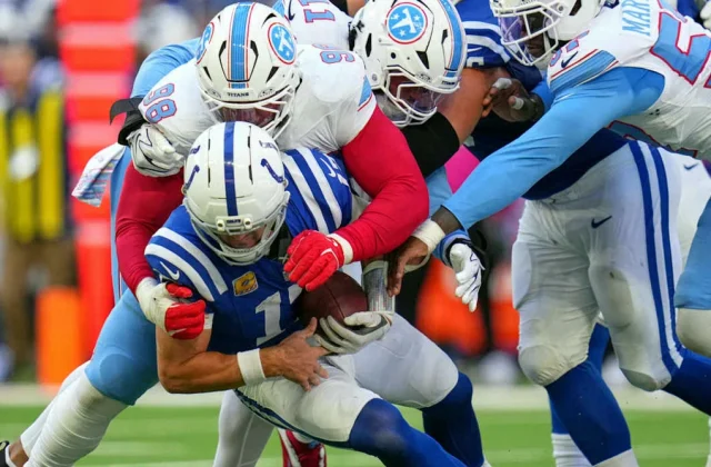Colts Collapse Against Winless Titans Despite 13-Point Halftime Lead