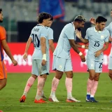 Uruguay Rout India in Kolkata Friendly Wearing Pink for Breast Cancer Campaign