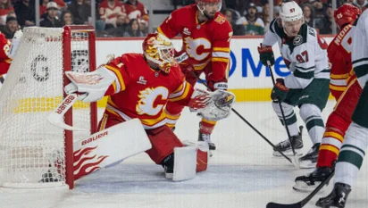 Devin Cooley’s 36 Saves Lift Flames Past Wild 2-1