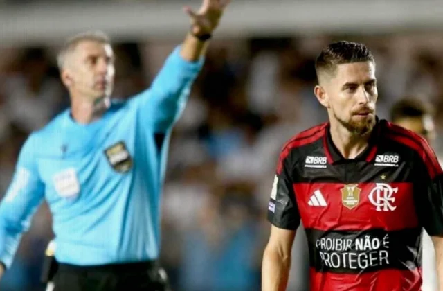 Jorginho Handball Sparks Historic VAR Delay in Santos vs Flamengo