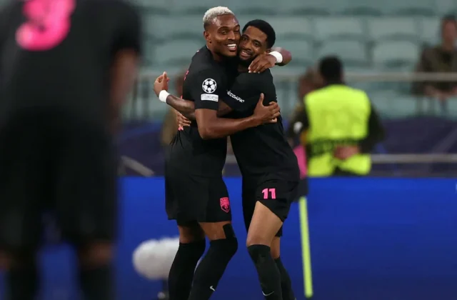 Sabah Celebrate First Champions League Win Against Slavia Prague