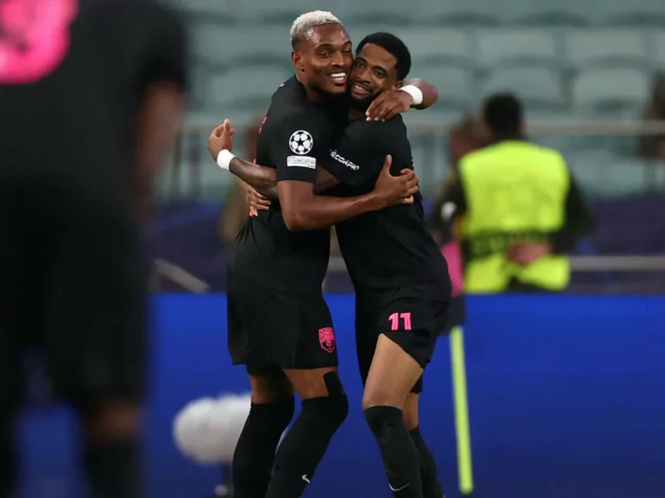 Sabah Celebrate First Champions League Win Against Slavia Prague