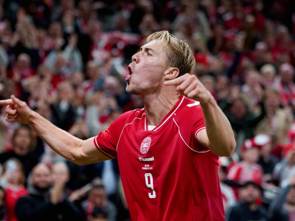 Rasmus Hojlund Explains Cristiano Ronaldo Tribute After Denmark Goal
