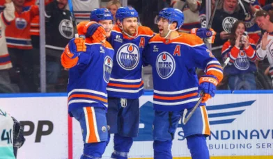 Oilers Top Kraken 3-1 as Draisaitl Scores Late Winner