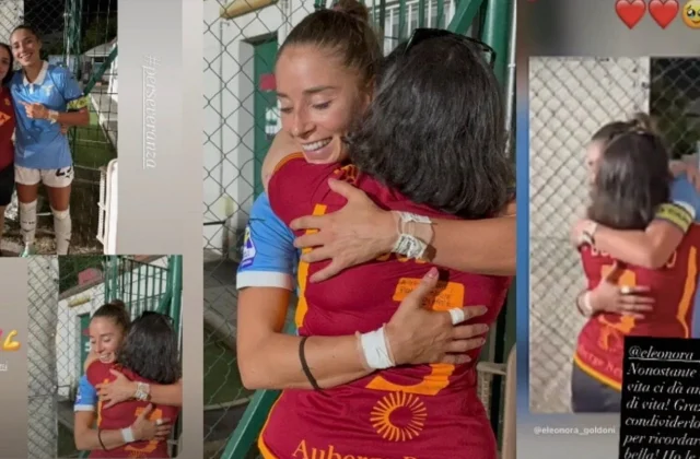 Eleonora Goldoni’s Touching Encounter with Roma Fans After Women’s Derby