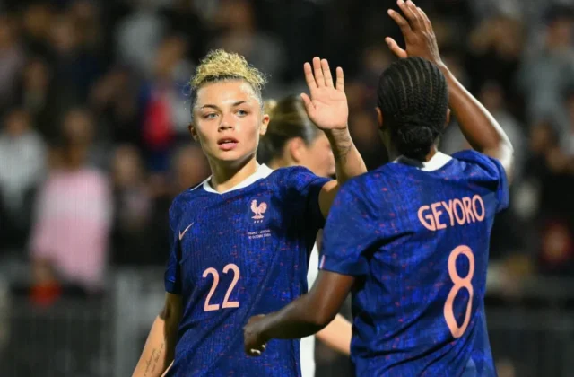 Océane Hurtré Shines on France Debut With Goal and Assist Against Latvia