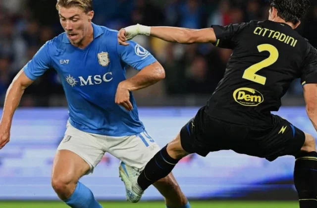 De Bruyne Scores After Hojlund Penalty Drama in Napoli vs Frosinone