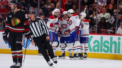 Jake Evans Leads Canadiens Past Blackhawks With Two Goals and Assist
