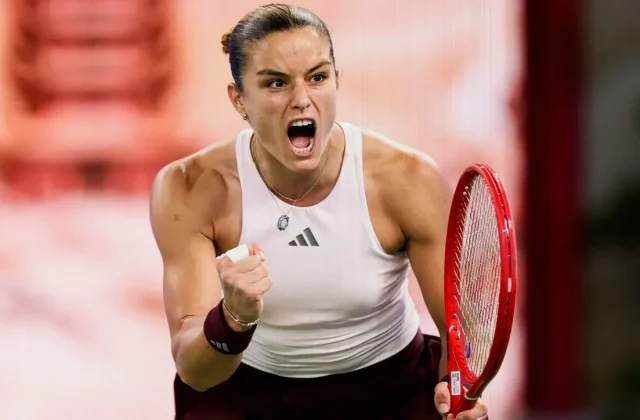 Sakkari Rallies Past Kostyuk to Reach Wuhan Open Third Round