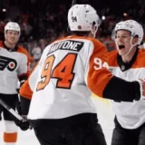 Martone, Michkov Lead Flyers Past Senators for First Win