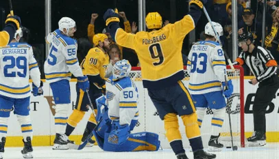 Forsberg Sparks Predators’ 5-2 Win Over Blues, Ending Four-Game Skid