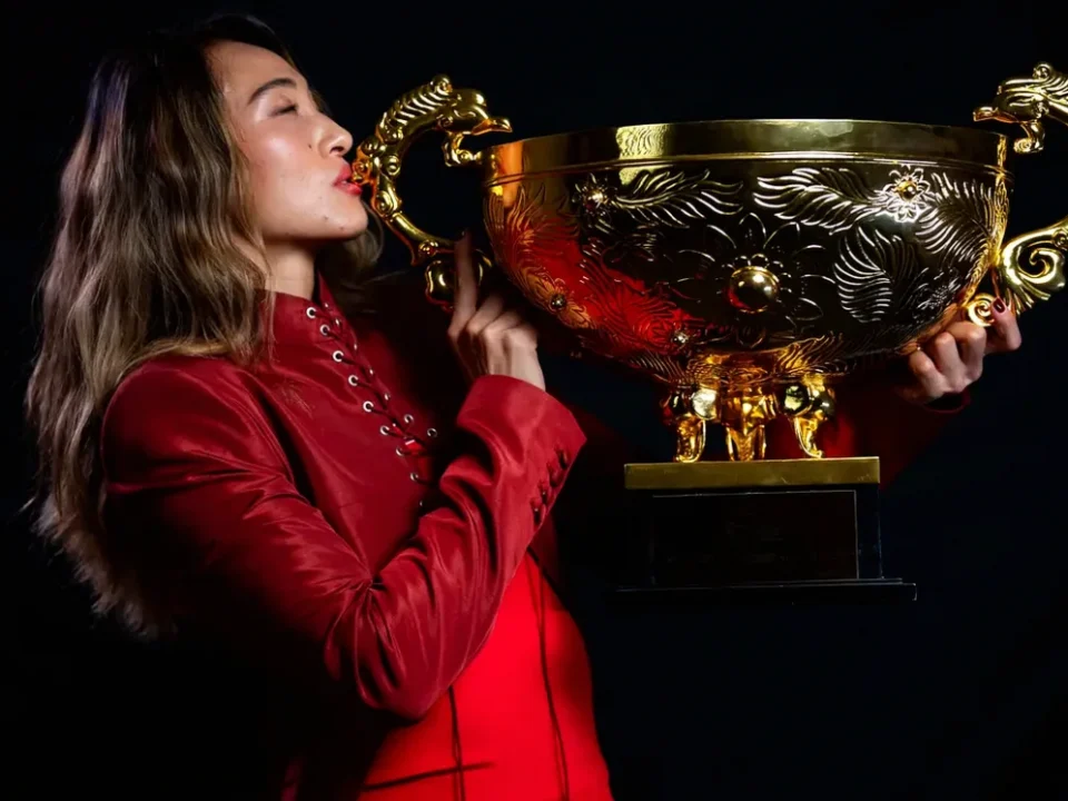 Zheng Qinwen Celebrates Breakthrough China Open Win in Vogue China