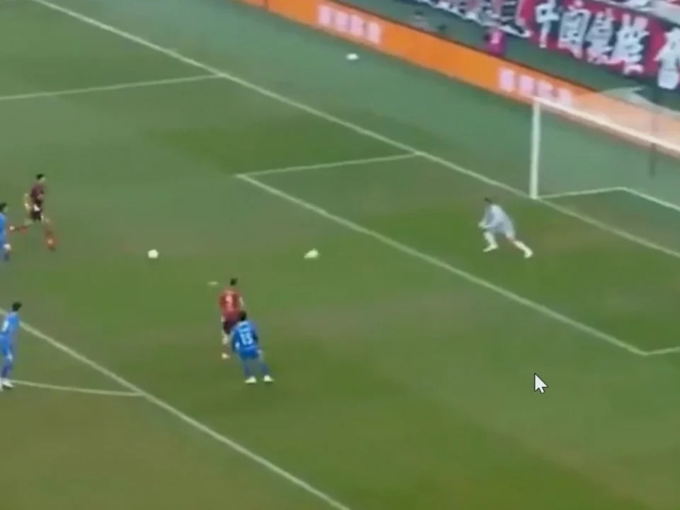 Two Balls Cross the Line in Shaanxi Union vs Foshan Match