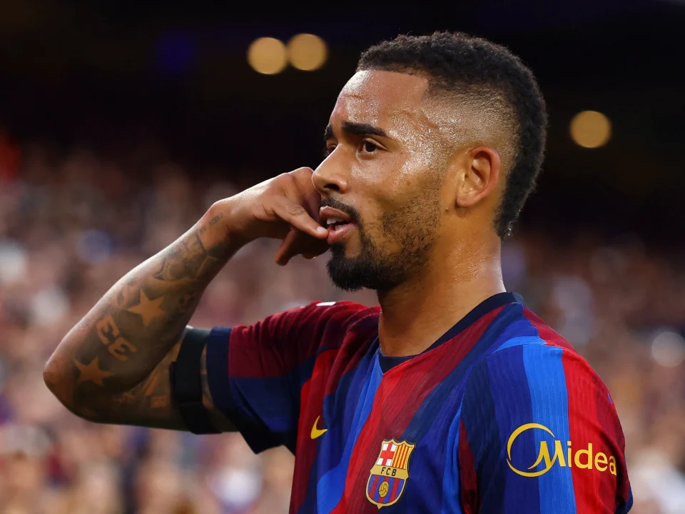 Gabriel Jesus Scores on First Barcelona Start in Getafe Win