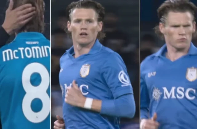 McTominay Makes Napoli Return After Heart Procedure Against Frosinone
