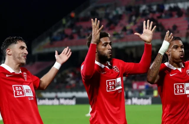 Varela Nets Brace as Monza Crush Cagliari 4-0