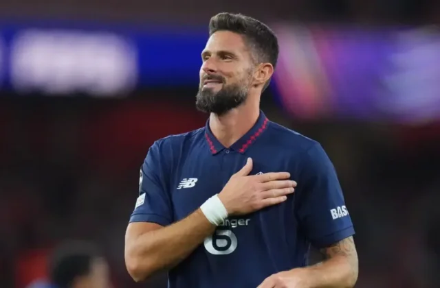 Olivier Giroud Receives Emirates Ovation on Arsenal Return with Lille