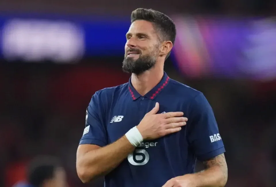 Olivier Giroud Receives Emirates Ovation on Arsenal Return with Lille
