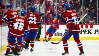 Slafkovsky Dazzles Sharks Defense With Highlight-Reel Canadiens Goal