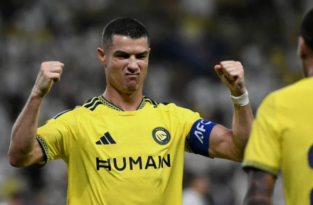 Cristiano Ronaldo Scores Volley as Al Nassr Face Neftchi