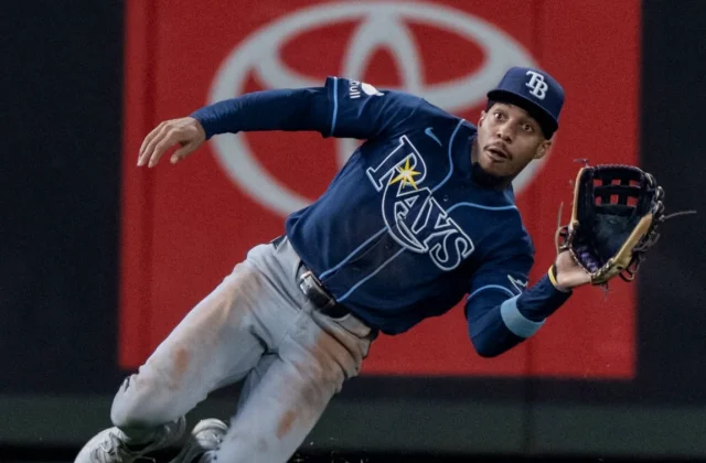 Rays’ Chandler Simpson Named AL Gold Glove Finalist in Left Field