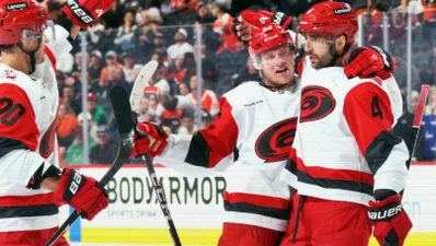 Gostisbehere Powers Hurricanes Past Flyers in Overtime