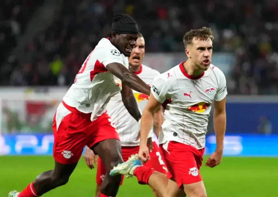 Johan Gruda Fires Leipzig to First Champions League Win Over PSV