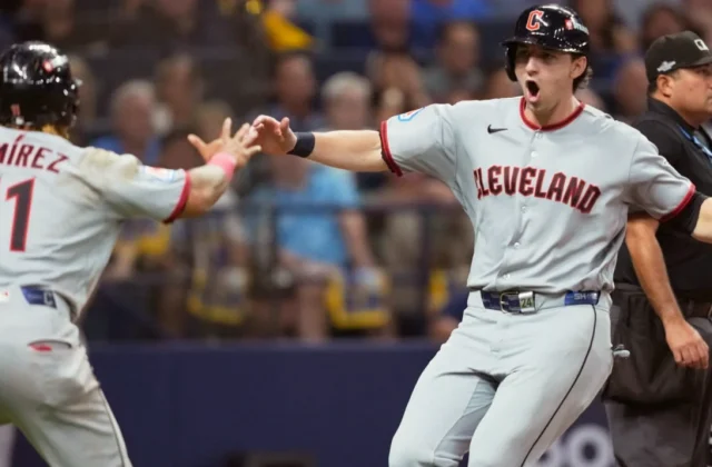 Guardians Rally Late to Take ALCS Game 1 Over Rays, 7-3