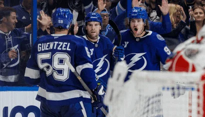 Vasilevskiy, Guentzel Lead Lightning Past Capitals 3-1