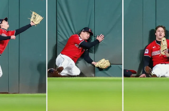Petey Halpin’s Wall Catch Can’t Stop Rays in ALCS Game 4 Win