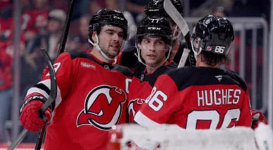 Hischier hits 200 goals as Devils rout Canucks 4-1