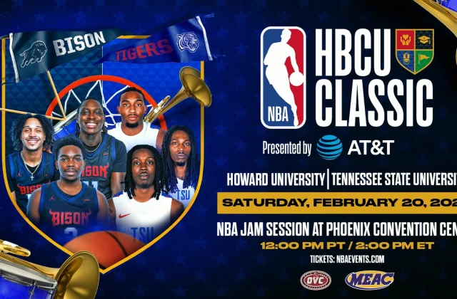 Howard, Tennessee State Set for 2027 NBA HBCU Classic in Phoenix