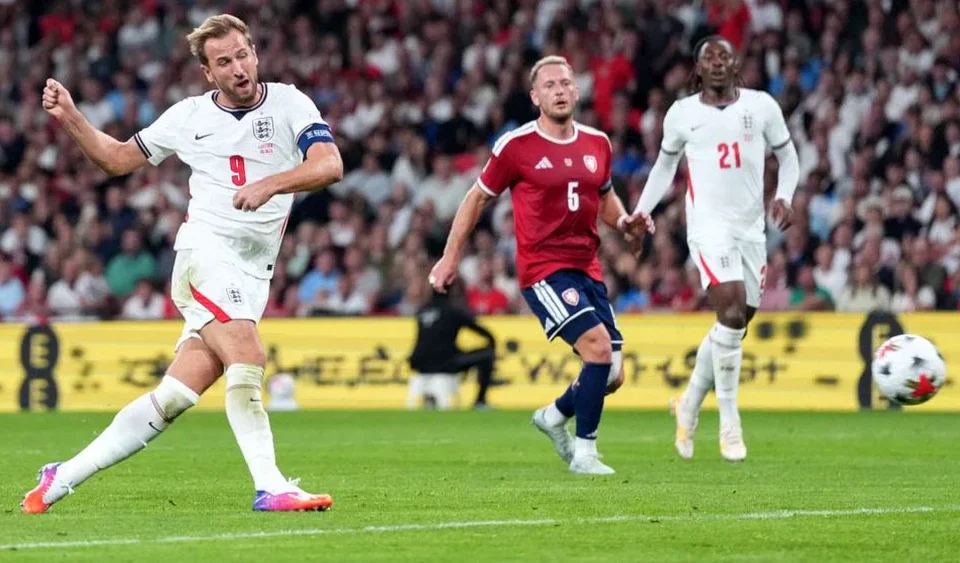 Harry Kane’s Double Fires England Past Czech Republic in Nations League