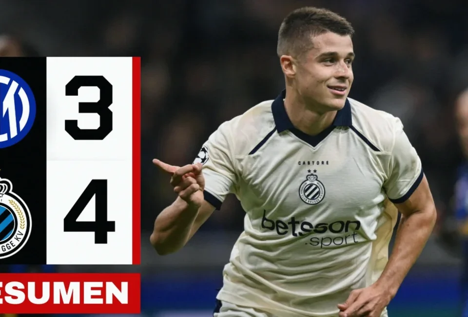 Club Brugge Stun Inter in Seven-Goal Champions League Thriller