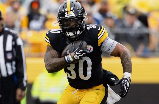 Jaylen Warren Powers Steelers Past Colts With Historic Explosive Plays