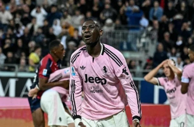 Kolo Muani Ends Serie A Drought as Juventus Draw at Cagliari