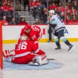 Frederick Gaudreau’s Two Goals Power Kraken Past Red Wings 6-3