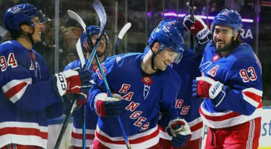Lafreniere Hat Trick Lifts Rangers Past Islanders for Fourth Straight Win