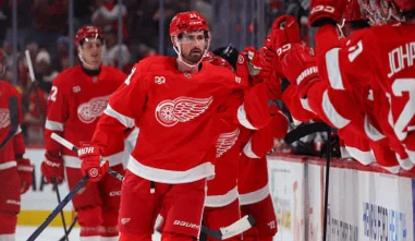 Dylan Larkin Sparks Red Wings to 5-3 Win Over Senators