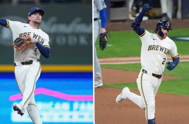 Brice Turang Powers Brewers Past Dodgers in NLCS Game 1