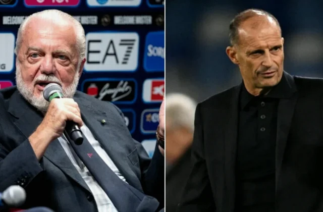 De Laurentiis Backs Allegri Ahead of Napoli’s Villarreal Clash