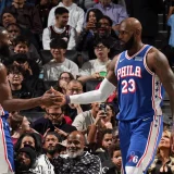 LeBron Debuts for 76ers with 10 Points, 5 Assists vs. Nets