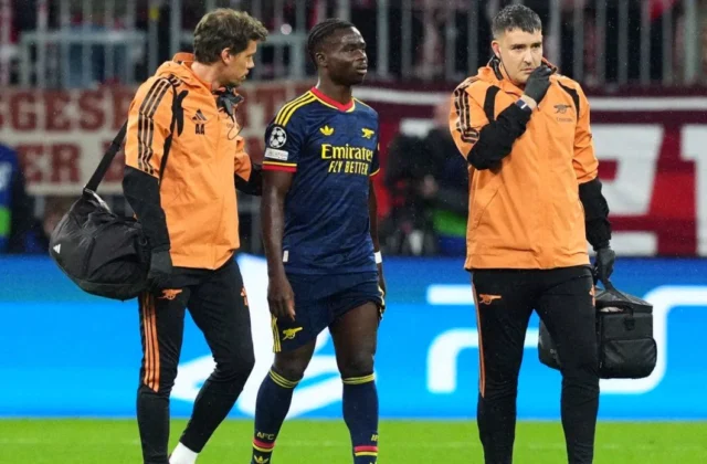 Arsenal Rescue 2-2 Draw at Bayern as Saka Injury Overshadows Champions League Tie