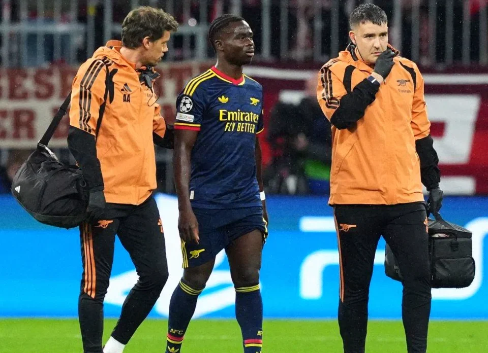 Arsenal Rescue 2-2 Draw at Bayern as Saka Injury Overshadows Champions League Tie