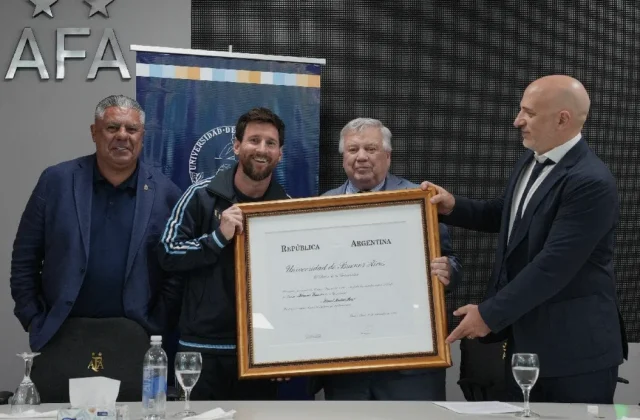 Messi Awarded Honorary Doctorate Ahead of Argentina Farewell Match