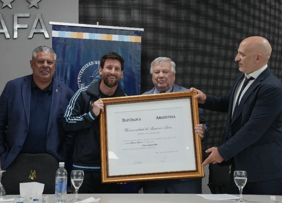 Messi Awarded Honorary Doctorate Ahead of Argentina Farewell Match
