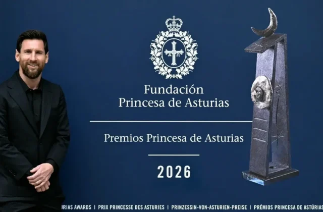 Lionel Messi Arrives in Oviedo for Princess of Asturias Sports Award