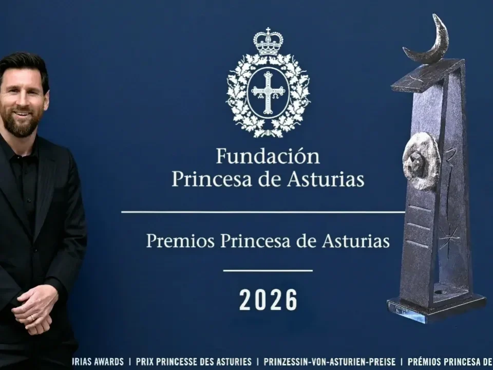Lionel Messi Arrives in Oviedo for Princess of Asturias Sports Award