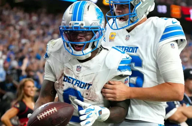 Jaylen Warren, Jahmyr Gibbs Lead NFL Week 5 Player Honors