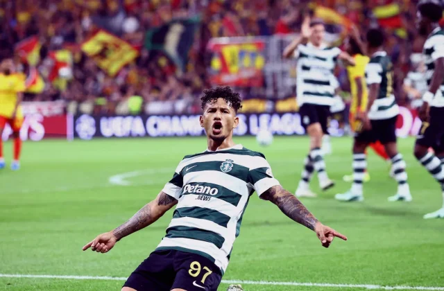 Sporting CP Beat Lens 2-0 to Go Provisionally Top